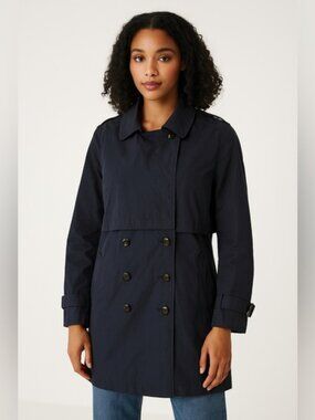 Thunder Bay Double-Breasted Trench Coat – Estimated Size L